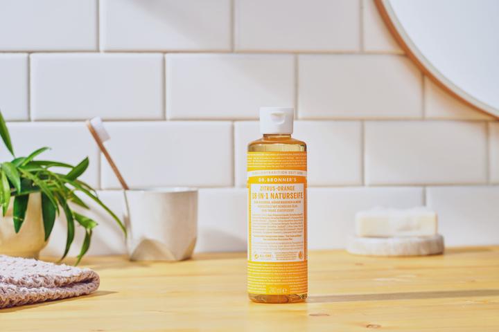Produktbild Dr. Bronner's 18-in-1 Zitrus-Orange (Flüssigseife, 240 ml)