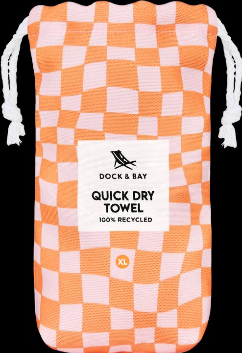 Produktbild Dock & Bay Strandtuch Groovy Check (90 x 200 cm)