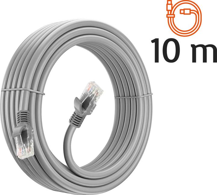 Produktbild LinQ RJ45 Ethernet Netzwerkkabel, CAT6, 10m (CAT6, 10 m)