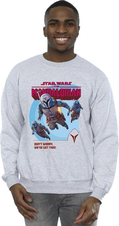 Actual product image Star Wars Mens The Mandalorian We've Got This Sweatshirt (M)