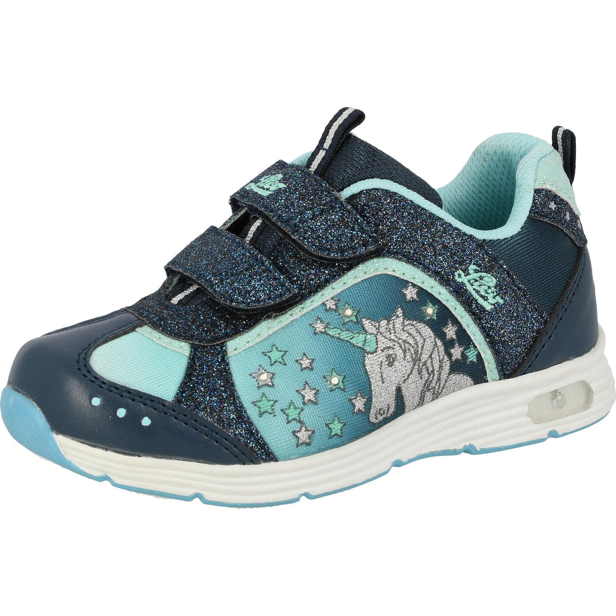 Lico, Mädchen, Halbschuhe, Unicorn V blinky, Blau, (29)