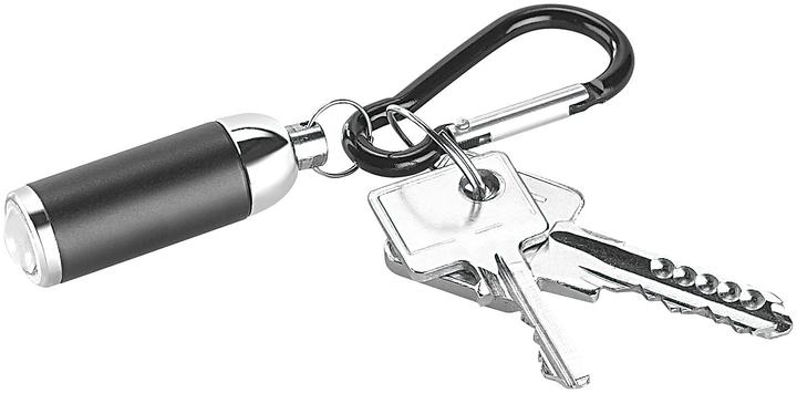 Actual product image Pearl Focusable mini flashlight with keychain