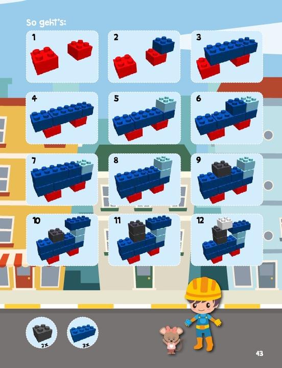 Image du produit Tipps für Kids: Das Ideenbuch für LEGO® Basis-Steine (Allemand, Achim Schuck, 2021)