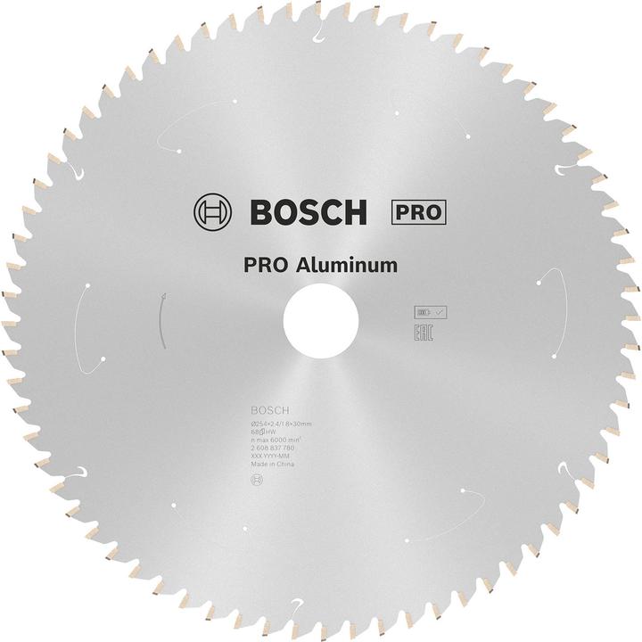 Actual product image Bosch Professional Zubehör PRO Aluminium cordless circular saw blade, 254 x 2.4 x 30 mm