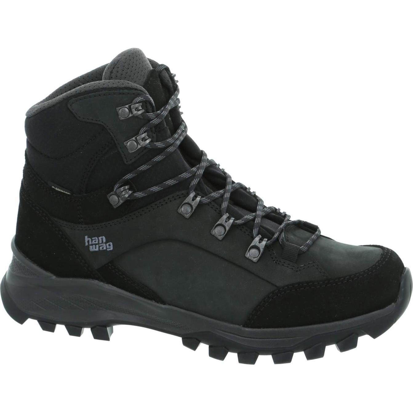 Hanwag, Herren, Wanderschuhe, Banks GTX (46.5), Schwarz