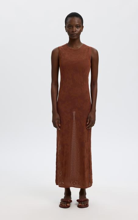 Image du produit Selected Ärmelloses Baumwoll Maxikleid (M)
