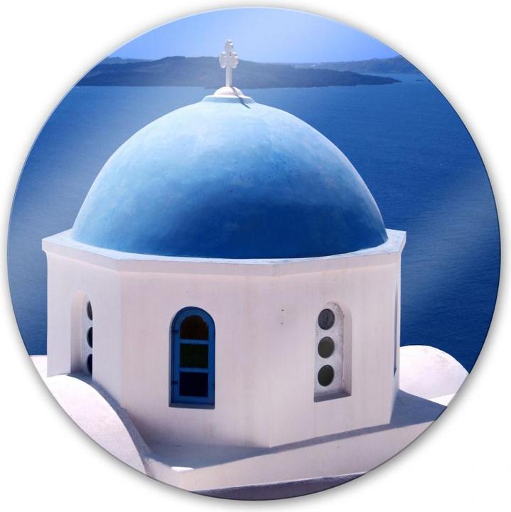 Actual product image Trenddeko Summer in Greece - round (Ø 50 cm)