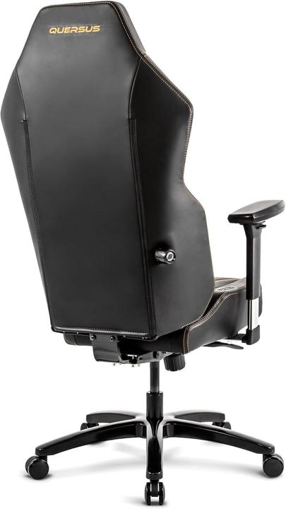 Actual product image Quersus Armchair VAOS Armchair.2.3. gold accent (Black - Gold)