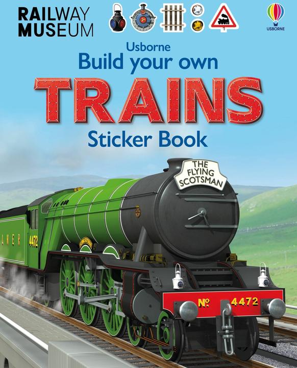 Produktbild Build your own Trains Sticker Book (10 Sticker)