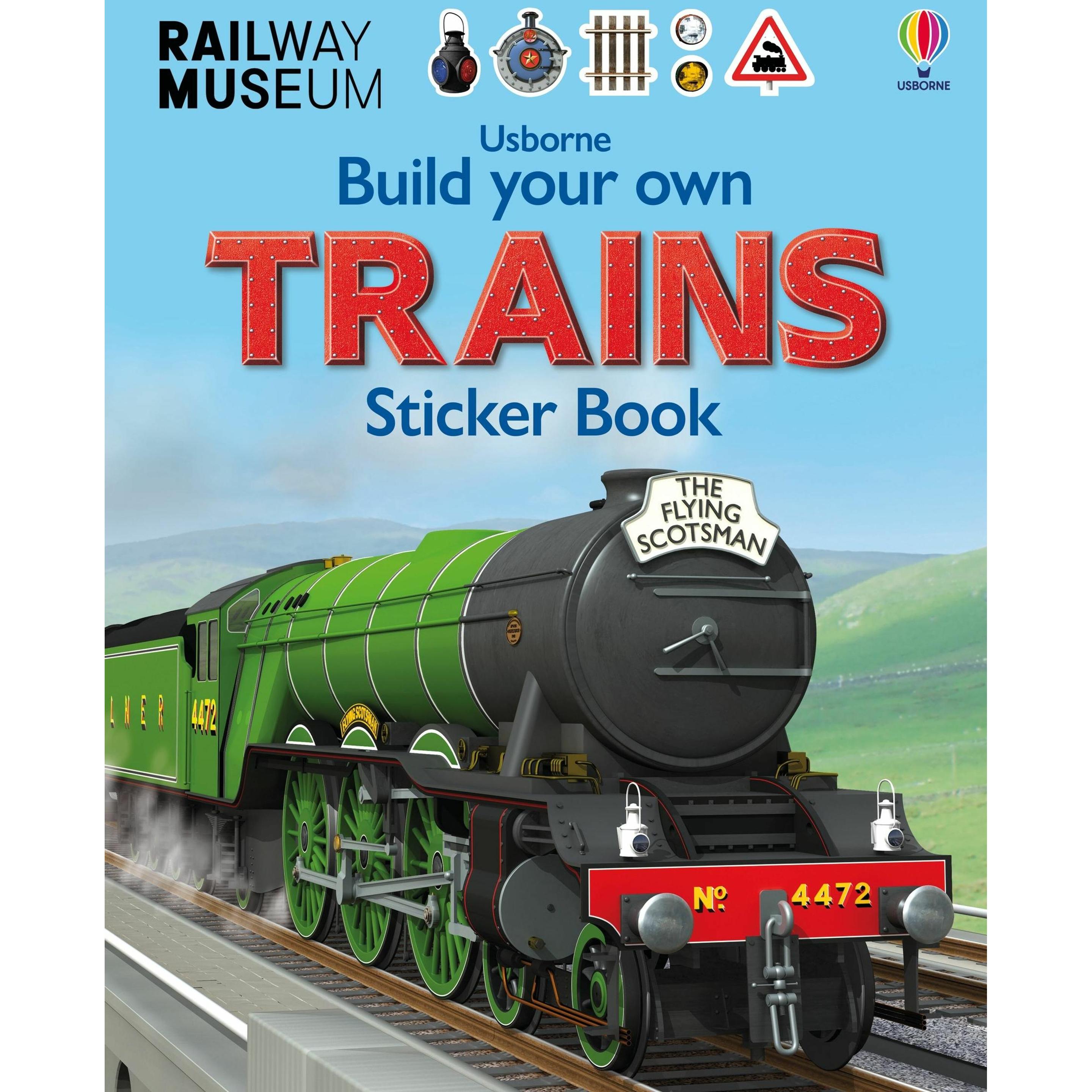 Usborne Publishing, Sticker, Build your own Trains Sticker Book