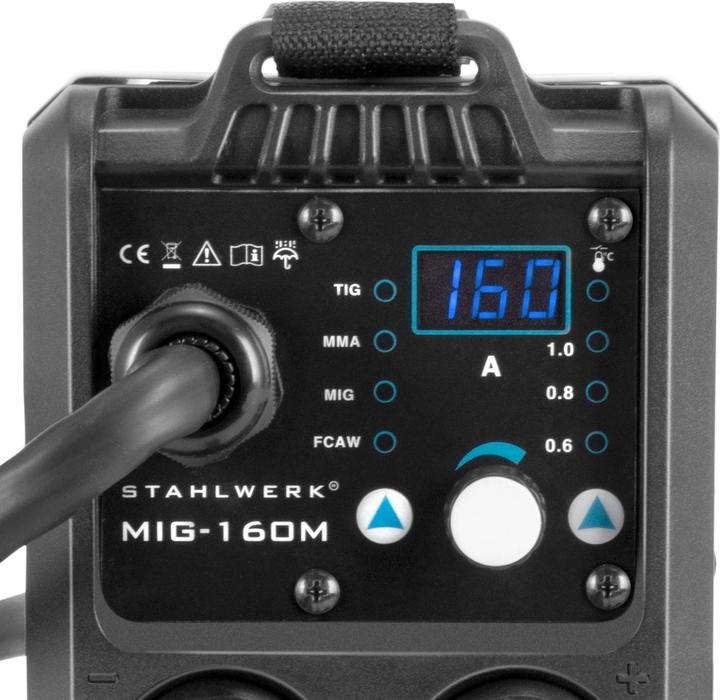 Produktbild Stahlwerk Schweissgerät MIG MAG 160 M IGBT 5 in 1 Kombigerät mit 160 Ampere