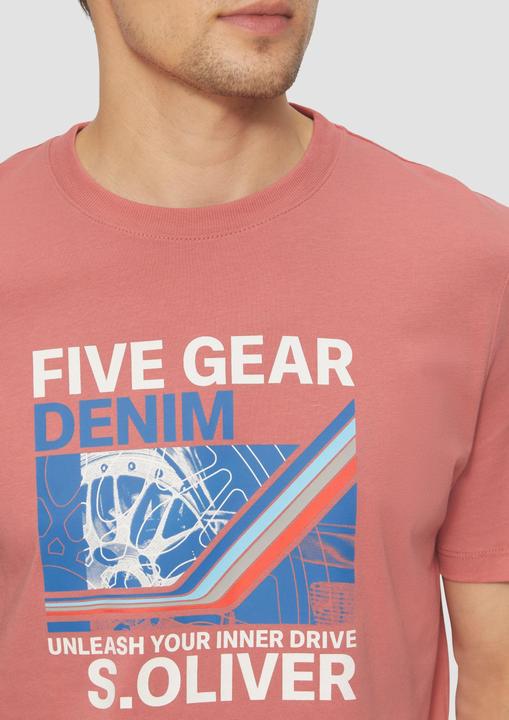 Immagine prodotto S.Oliver T-Shirt Baumwoll-T-Shirt mit Frontprint (XXL)