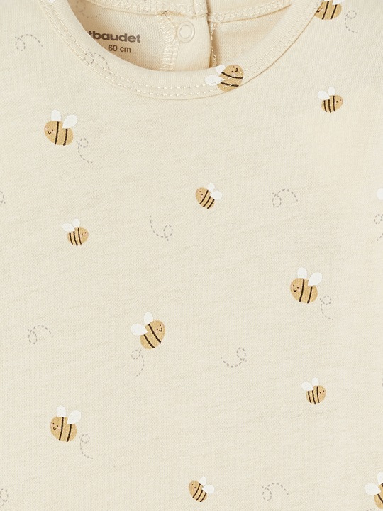 Actual product image Vertbaudet Bio-Kollektion: 2er-Pack Baby Strampler mit Bienen (50)