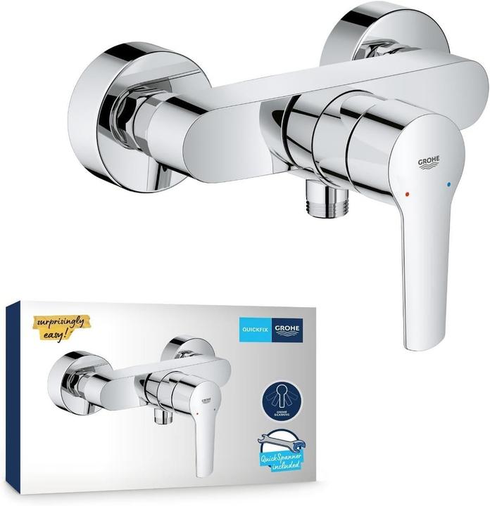 Actual product image Grohe Start QuickFix shower mixer, exposed, chrome