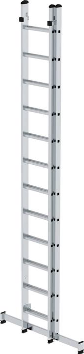 Produktbild Munk Sprossen-Mehrzweckleiter 2-teilig mit nivello-Traverse 2x12 Sprossen (Mehrzweckleiter, 614 cm)