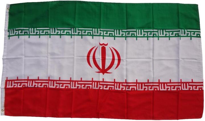 trends4cents XXL Vlag Iran 250 x 150 cm Vlag met 3 ogen 100g/m² stofgewicht Hijsvlag