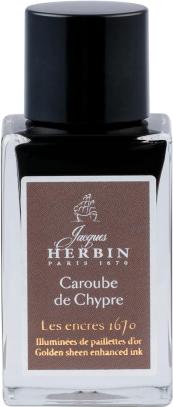 Actual product image Jacques Herbin 1670 ink Caroube de Chypre 15ml (Brown, Gold, 15 mm, 1 pcs.)