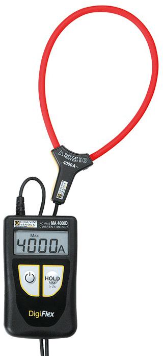 Actual product image Chauvin Arnoux Current clamp, hand multimeter di (CAT IV 600V)