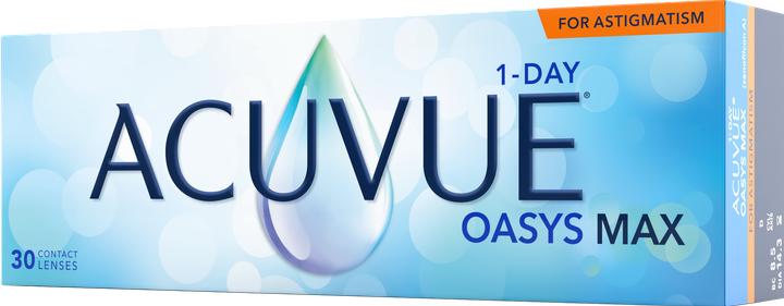 Actual product image Acuvue Oasys Max 1-Day for Astigmatism (-2.5, Daily lens, 30 Piece, Toric)