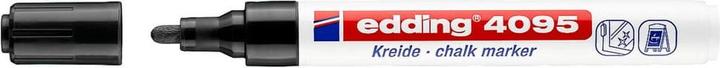 Actual product image Edding Chalk marker 4095 (Red, White, Neon orange, Neon pink, Blue, Light green, Neon yellow, Black, Green, 3 mm, 10 x)