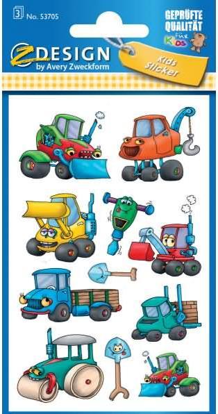 Produktbild Z-Design Kinder Aufkleber (24 Sticker)