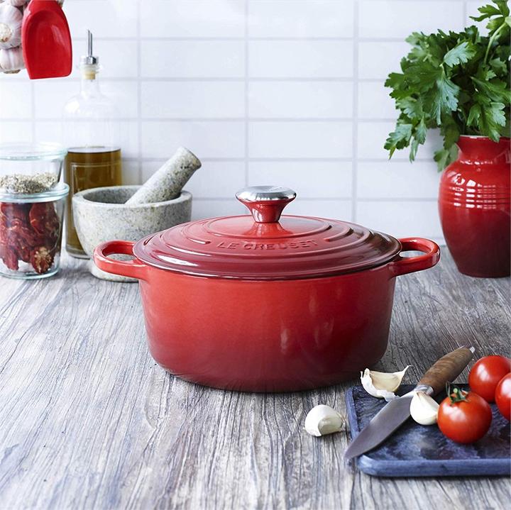 Produktbild Le Creuset Signature (26 cm, Bräter + Schmortopf, Gusseisen)