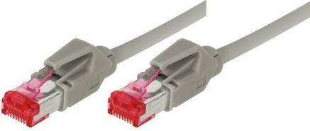 Tecline Daetwyler patch cable S/FTP, Cat 6, grey, 20.0 m Highly flexible, with Hirose plugs TM21 (previous (S/STP, S/FTP, CAT6, 20 m)