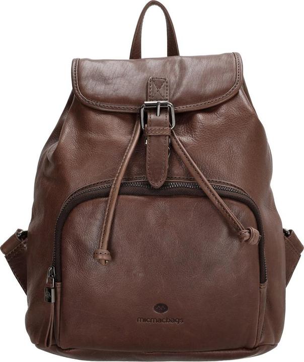 Immagine prodotto Micmacbags Alltags -Rucksack - Dunkelbraun - Leder