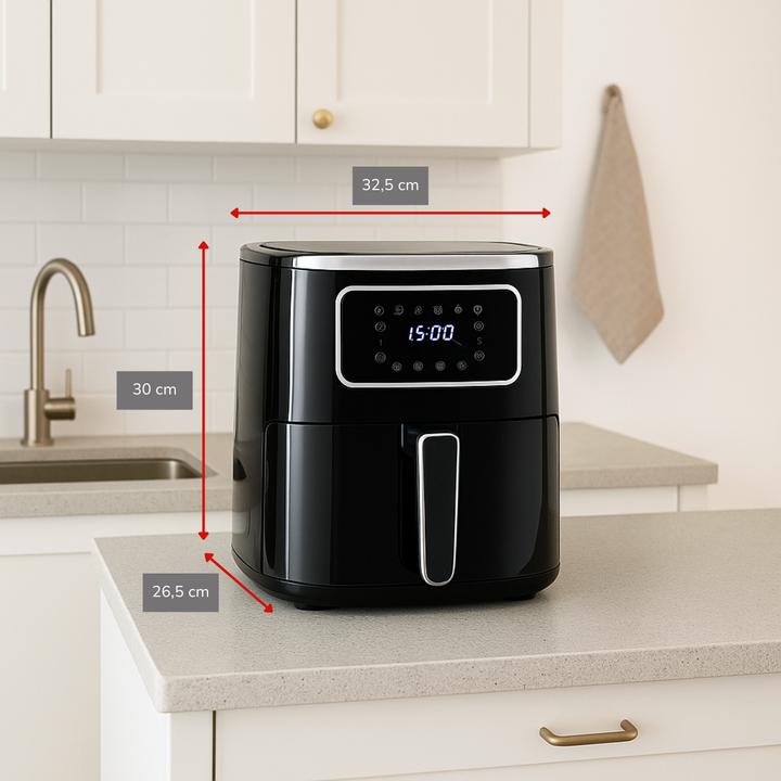 Produktbild alpina Air Fryer 230V 4.5L 1450W digi