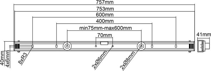 Produktbild Multibrackets M Universal Wallmount Medium - Befestigungskit (Wandmontage) (Wand, 75", 80 kg)
