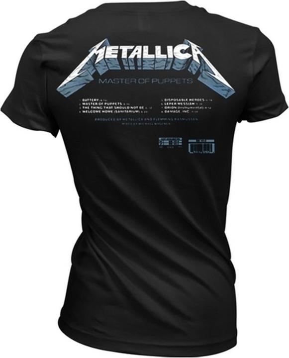 Actual product image Metallica Master Of Puppets Tracks TShirt (M)