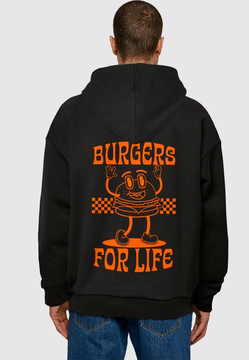 Produktbild Merchcode Burgers For Life Hoody - 198403 (M)