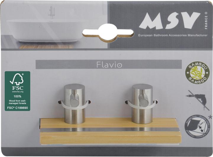 Immagine prodotto MSV Gancio in acciaio inox e bambù Flavio