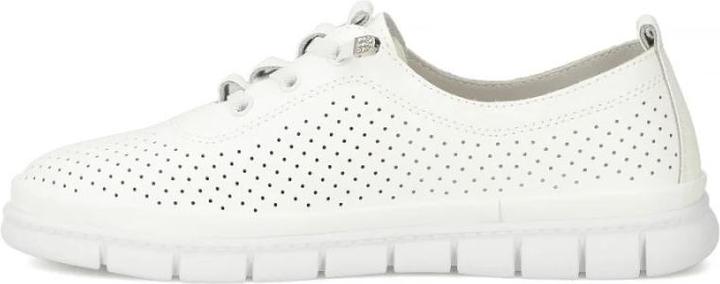 Image du produit Filippo Women's leather openwork shoes, white DP7671 (38)