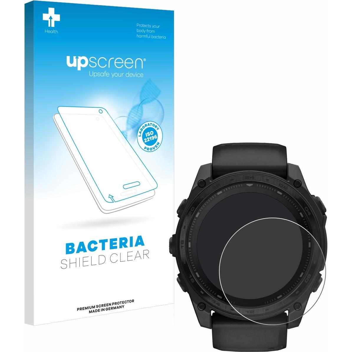 upscreen Schutzfolie Displayschutz Displayschutzfolie Folie Klar antibakteriell, Smartwatch Schutzfolie, Transparent