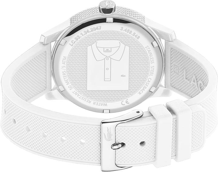 Produktbild Lacoste Analoge Quarzuhr mit Silikonarmband (Analoguhr, 42 mm)
