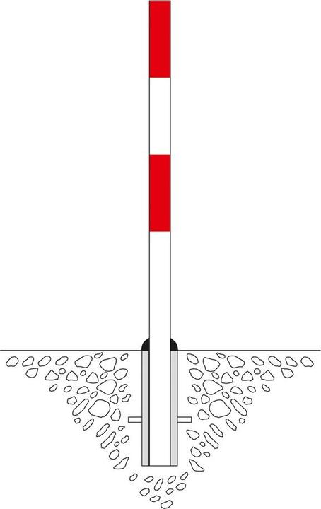 Actual product image kaiserkraft Barrier post