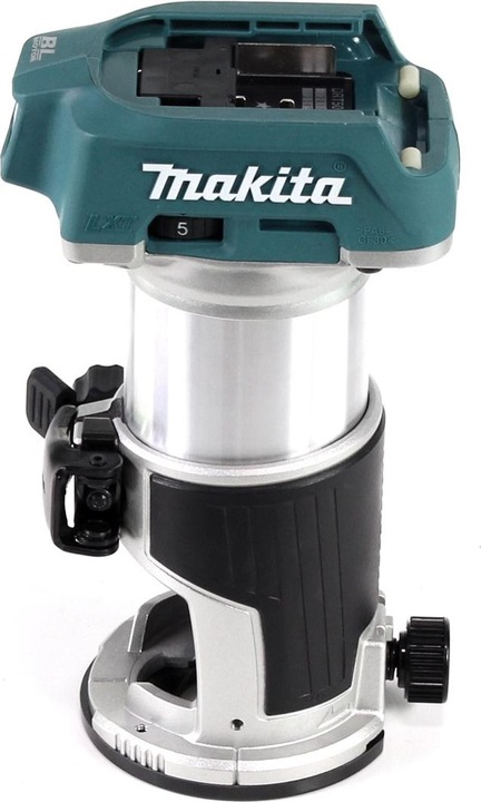 Actual product image Makita DRT 50 T1J cordless multifunction router brushless 18V + 1x battery 5.0 Ah in Makpac 3 - without