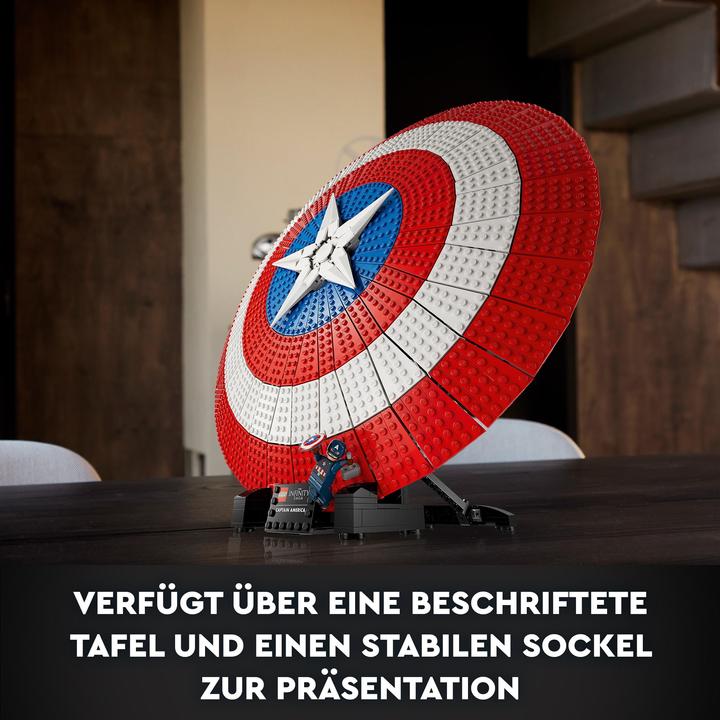 Produktbild LEGO Captain Americas Schild (76262, LEGO Marvel)