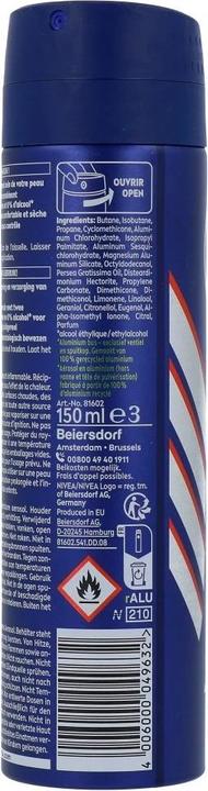 Produktbild NIVEA Männer Deo Spray Dry Impact (Spray, 150 ml)