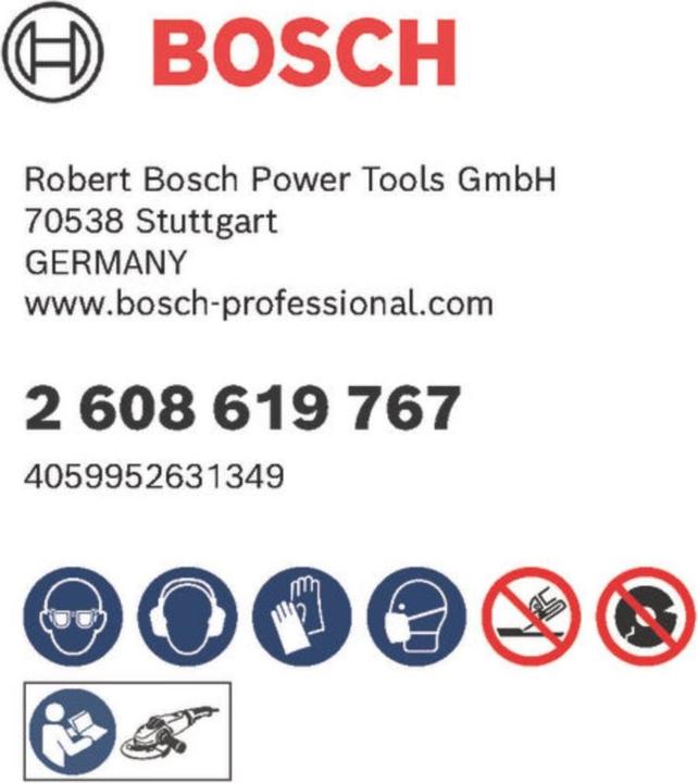 Immagine prodotto Bosch Zubehör Accessori 2608619767 2608619767 Disco da taglio diritto 125 mm 1 pz. In metallo