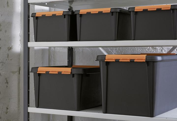 Produktbild Smartstore Aufbewahrungsbox PRO 15, 14 Liter, schwarz (30 cm, 14 l, 1x)