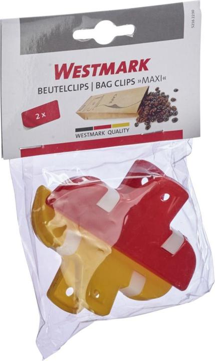 Produktbild Westmark Beutelclips Maxi ABS farbig sortiert (2x)