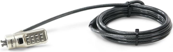 Image du produit Dicota Câble de sécurité N-Lock combi/res. slot,single