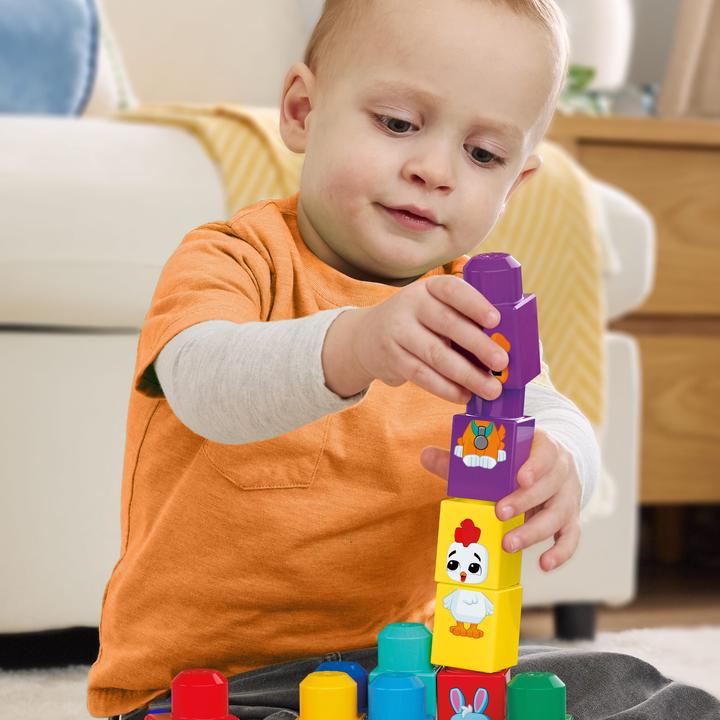 Actual product image 0 MEGA BLOKS Bau- und Lerntiertraktor
