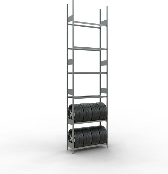 Actual product image Schulte Lagertechnik Wheels basic rack MULTIplus150