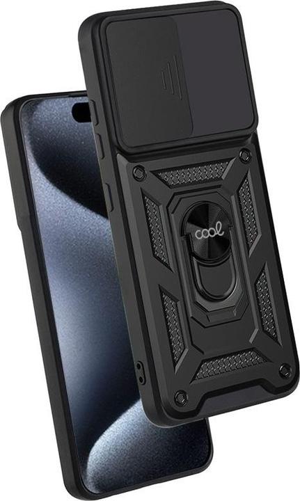 Actual product image Cool Accesorios COOL Case for iPhone 15 Pro Hard Ring Black (Apple iPhone 15 Pro)