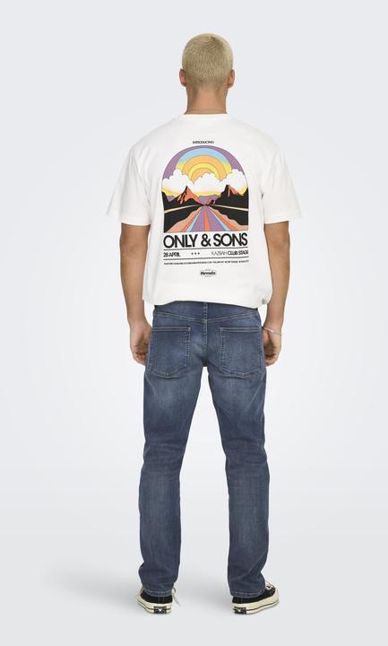 Actual product image Only & Sons ONSWEFT Mittlere Taille Normal geschnitten Jeans Slim Fit Jeans (W33/L32)