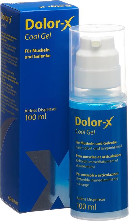 Actual product image Dolor-X COOL Gel with Menthol Airless Dispenser (1 x, 100 ml, 158 g)