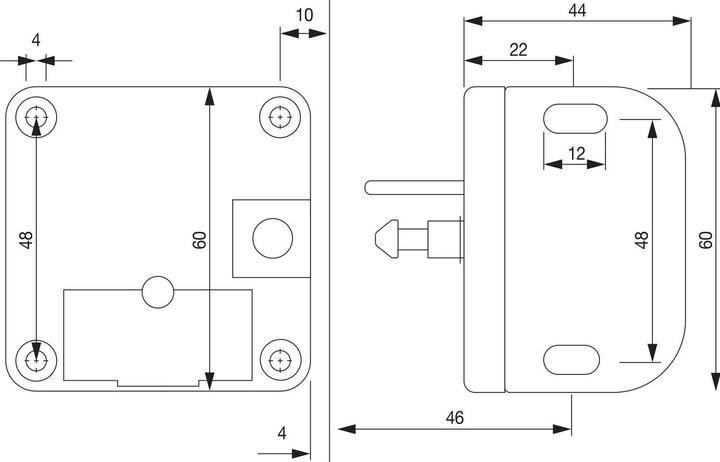 Actual product image SOLO Bluetooth - Electronic lock loose, zinc die-cast/plastic black (Bluetooth)